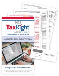 1099 Software + E-filing Kit with 1099-NEC Forms & Envelopes