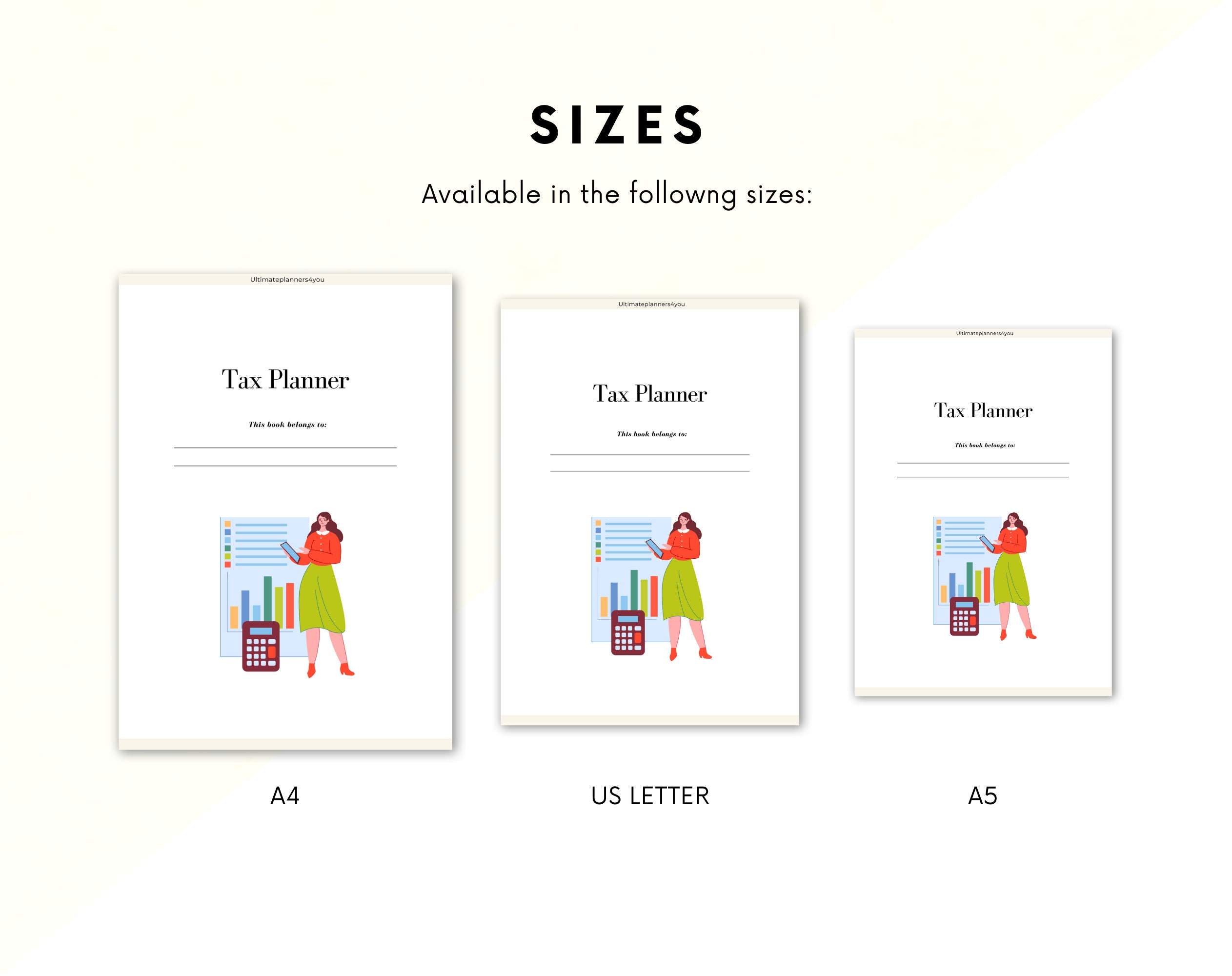 Personal Tax Planner | Tax Organizer | Financial Planner | Tax Checklist | Printable Tax Planner - Image 8