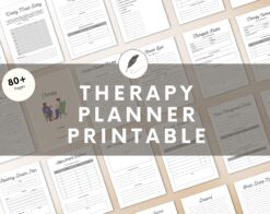 Therapy Planner | 80+ Pages | Therapy session planner | Therapist Planner | Therapy tools | Therapy worksheet | Digital Planner