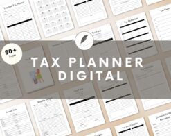 Personal Tax Planner | Tax Organizer | Financial Planner | Tax Checklist | Tax Return | Digital Tax Planner