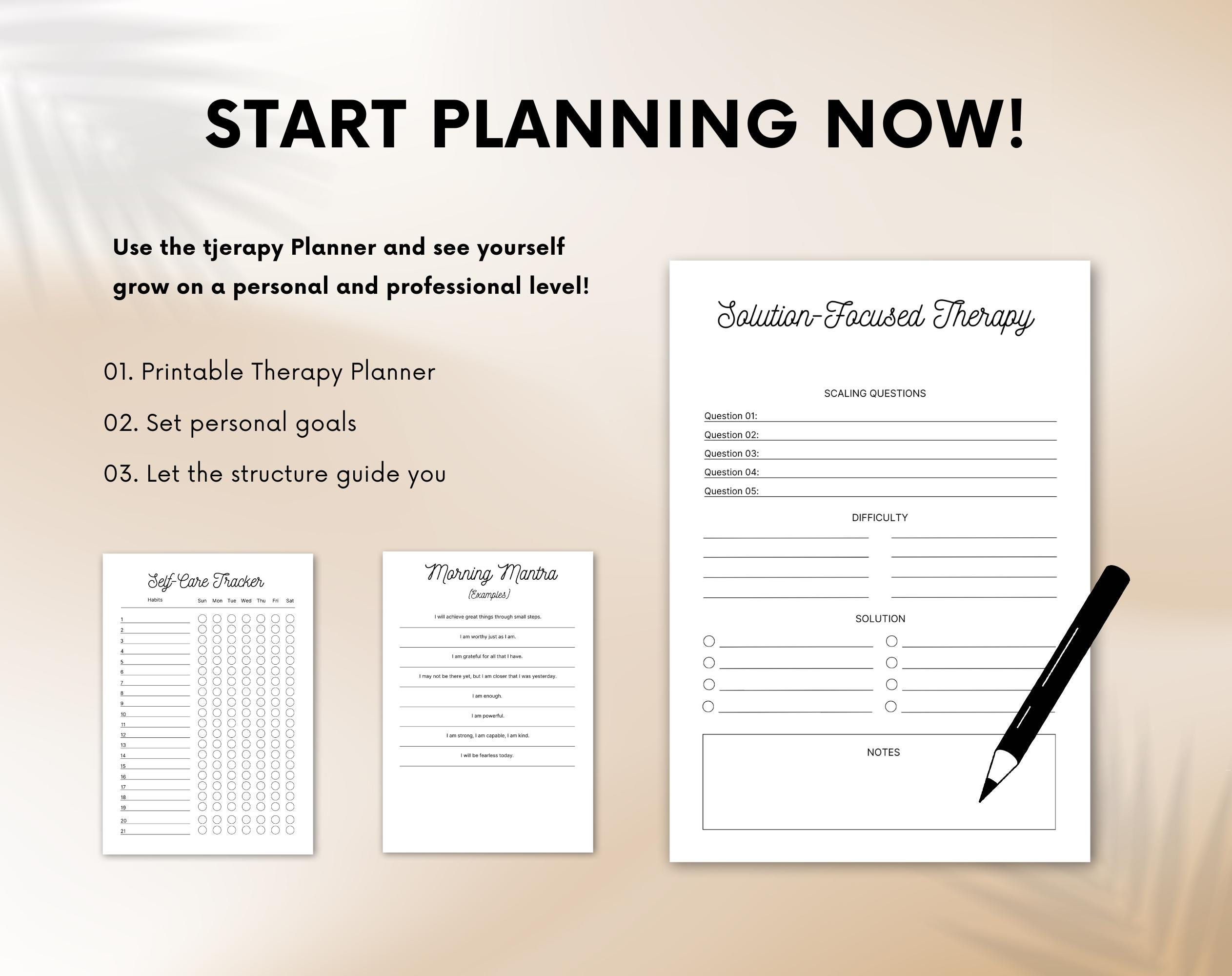 Therapy Planner | 80+ Pages | Therapy session planner | Therapist Planner | Therapy tools | Therapy worksheet | Digital Planner - Image 6