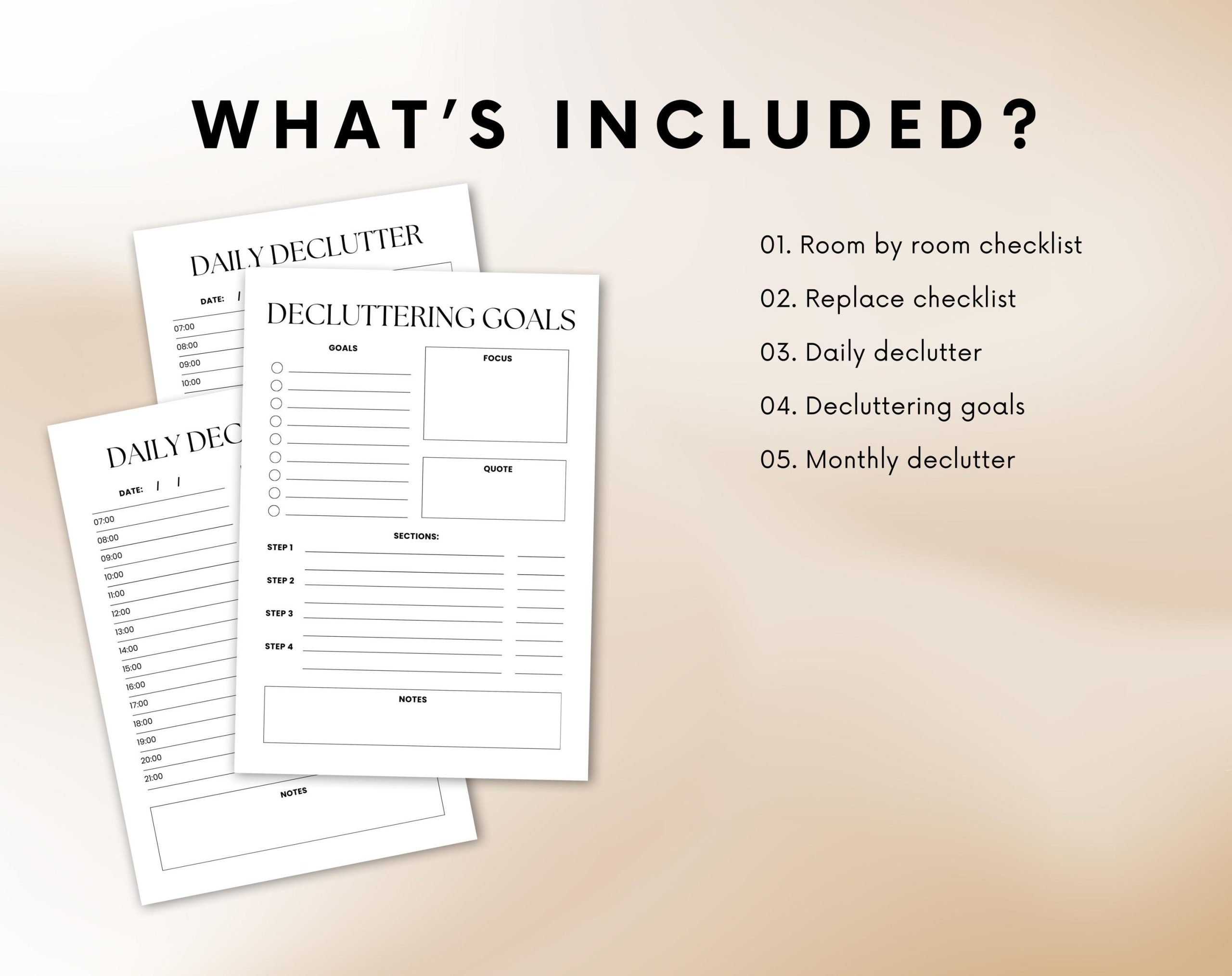 Declutter checklist | Home management | Cleaning checklist | Digital declutter checklist - Image 3